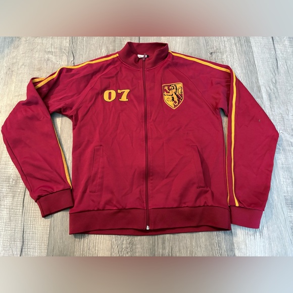 Warner Bros. Jackets & Blazers - Harry Potter Jacket Gryffindor Unisex M Zip Up Red Crest Warner Brothers